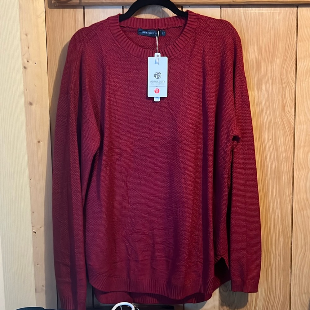 Red sweater